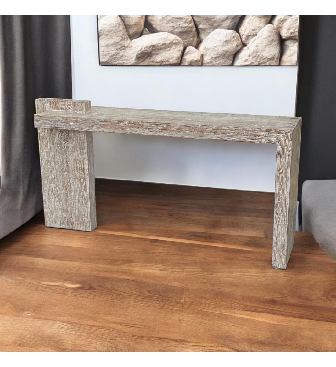 طاولة مدخل ديكور بيج تصميم هندسي فريد طاولة مدخل ديكور بيج تصميم هندسي فريد