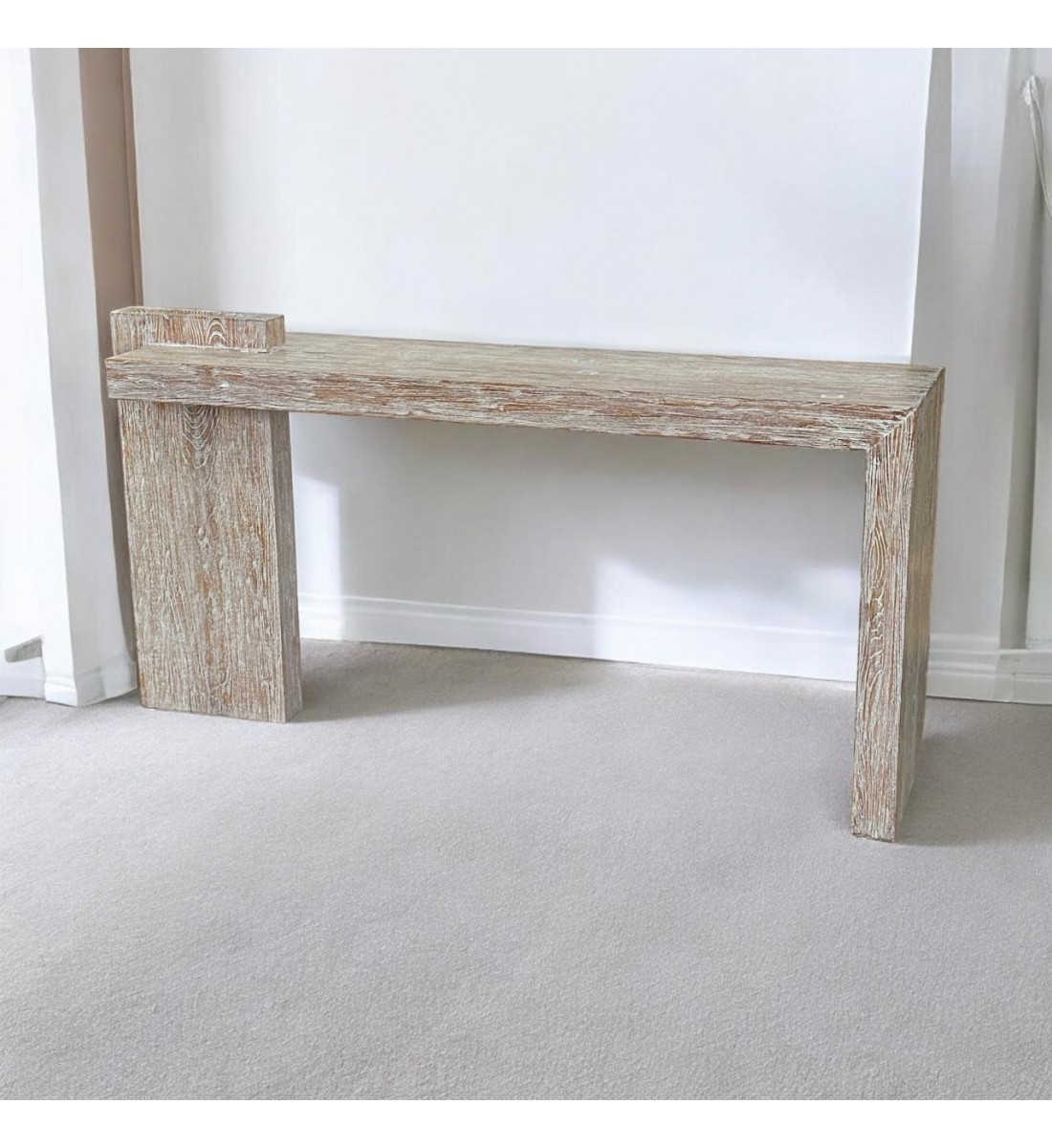 طاولة مدخل ديكور بيج تصميم هندسي فريد طاولة مدخل ديكور بيج تصميم هندسي فريد