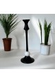 Black candlestick 30 x 10 cm