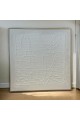  Champion gypsum frame painting, elegant design, 120 x 120 cm