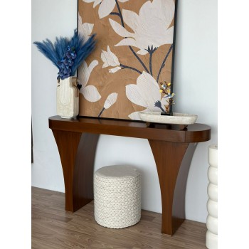  طاولة مدخل خشب بني 160×40×90سم 