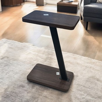 طاولة خدمة مفرد خشب بني غامق  40×25×60سم 