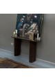 كونسول خشب معاصر بني غامق 140×40×80سم 
