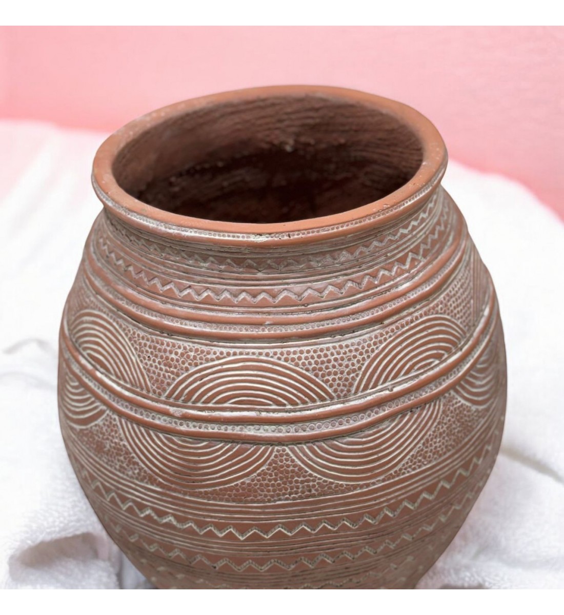 فازه سيرميك تصميم كلاسيك برتقالي 33×22×22سم فازه سيرميك تصميم كلاسيك برتقالي 33×22×22سم