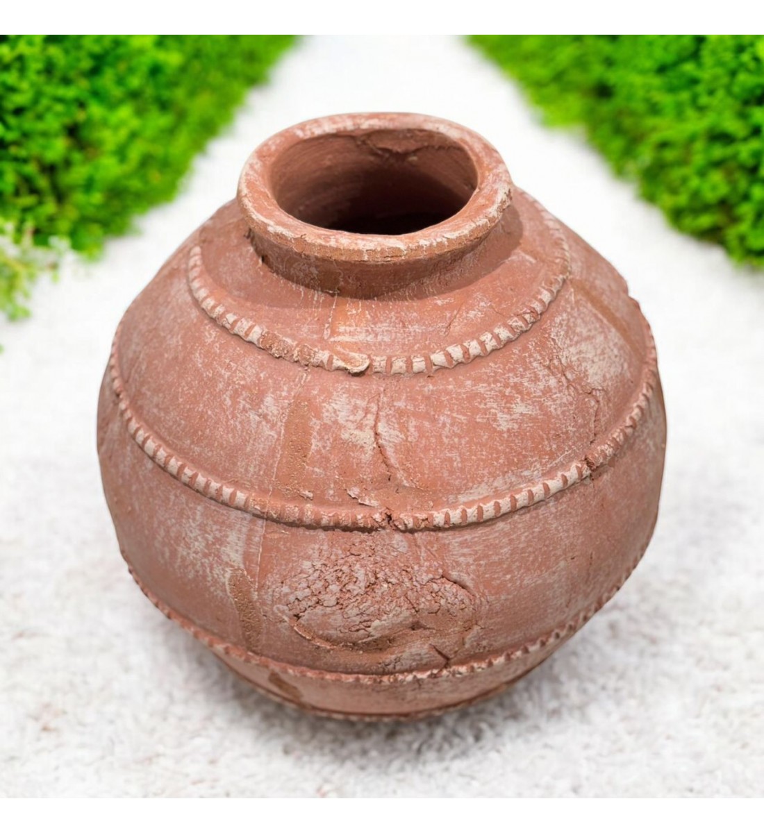 فازه سيرميك تصميم كلاسيك برتقالي 27×11×11سم فازه سيرميك تصميم كلاسيك برتقالي 27×11×11سم