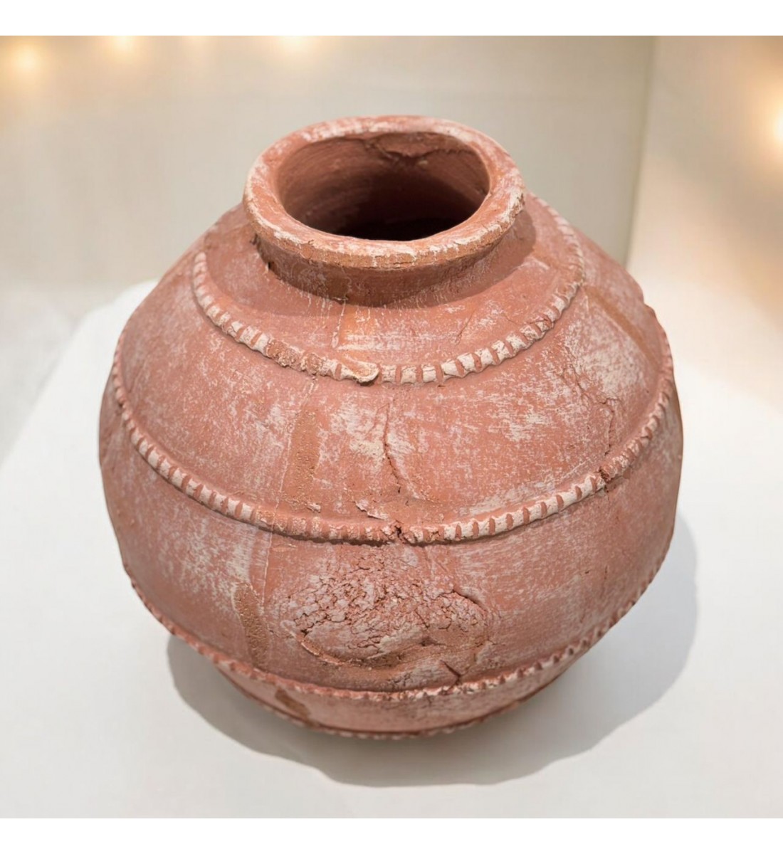 فازه سيرميك تصميم كلاسيك برتقالي 27×11×11سم فازه سيرميك تصميم كلاسيك برتقالي 27×11×11سم