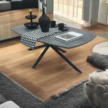 طاوله مستطيل لون رمادي 130×70×45سم 