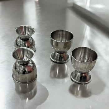 صحن صوص او بيض  فضي 5سم 