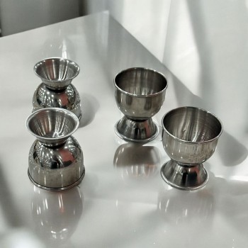 صحن صوص او بيض  فضي 5سم 