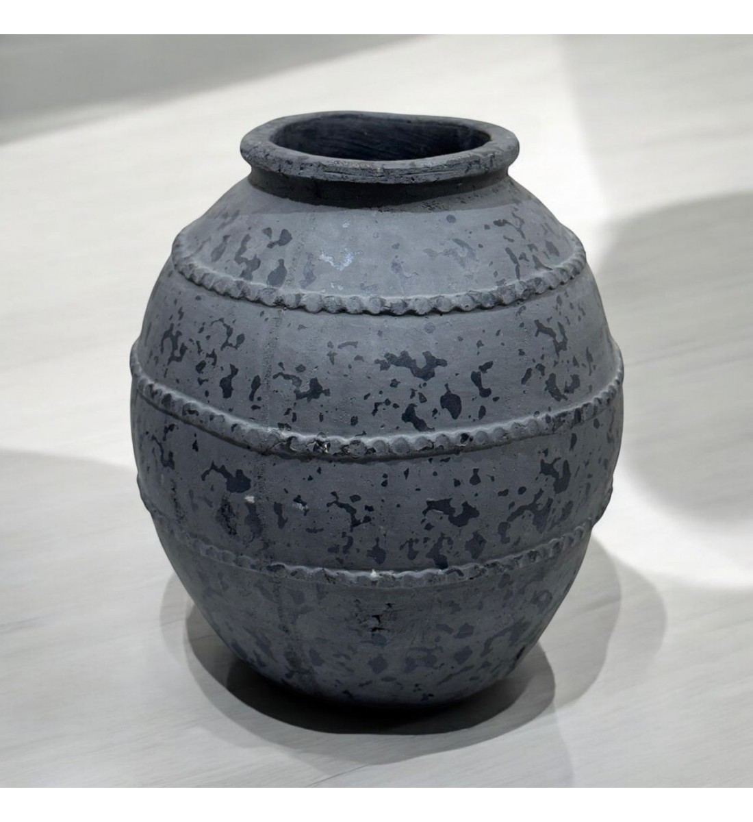 Classic Design Black Grey Ceramic Vase 27x12x12cm