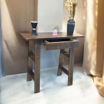 طاولة مكتب خشب بدرج  بني 100×40×90سم