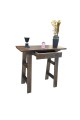 Brown wooden office table with drawer 100x40x90cm
