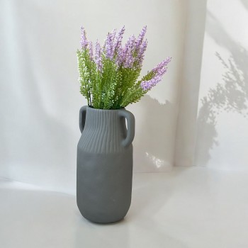 فازه سيرميك تصميم كلاسيك برصاص25×9×7سم 