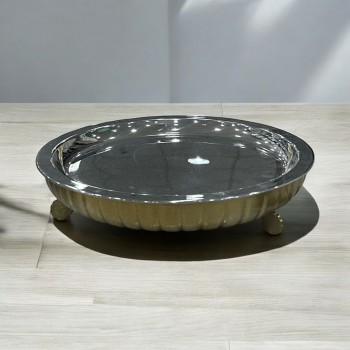 تمريه  بقاعدة اتسل ذهبي 30سم 