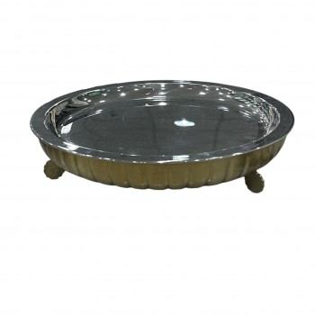 تمريه  بقاعدة اتسل ذهبي 30سم 