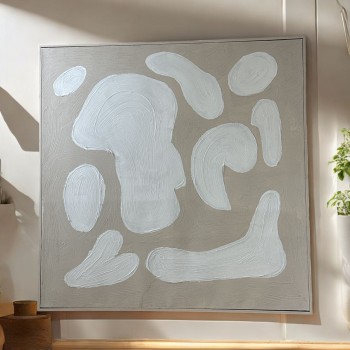 لوحة اطار شامبيون جبسية تصميم انيق 120×120سم 