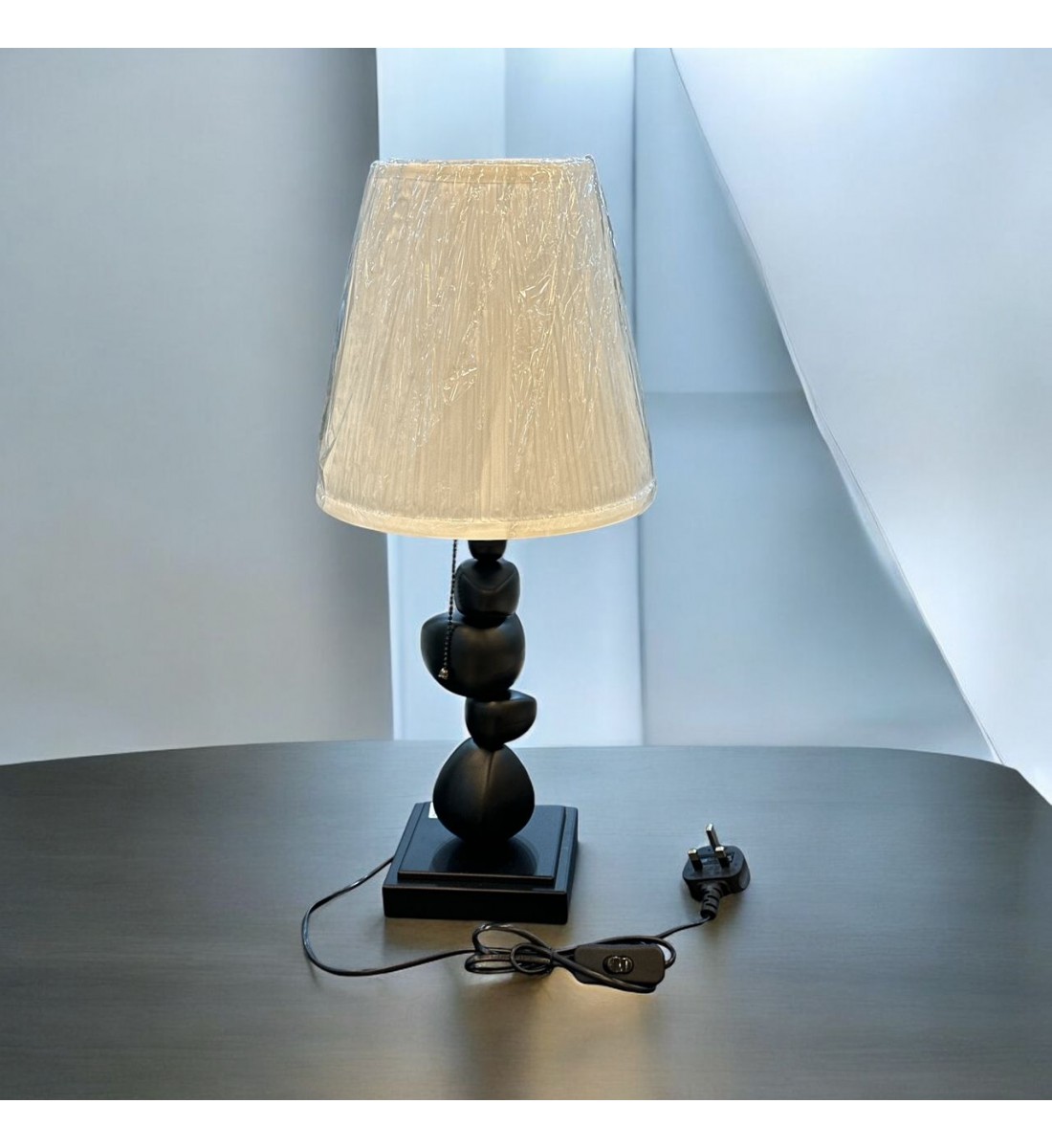 Black Electric Lighting Hotel Lamp 57cm