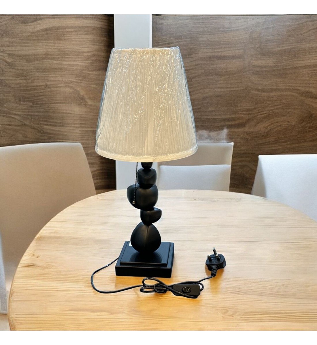 Black Electric Lighting Hotel Lamp 57cm