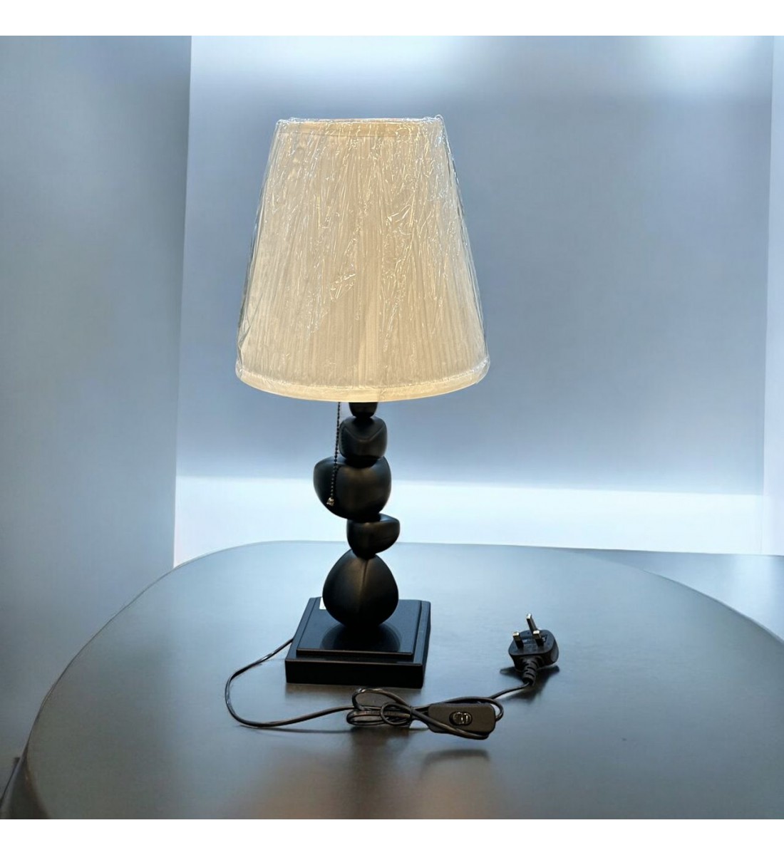 Black Electric Lighting Hotel Lamp 57cm