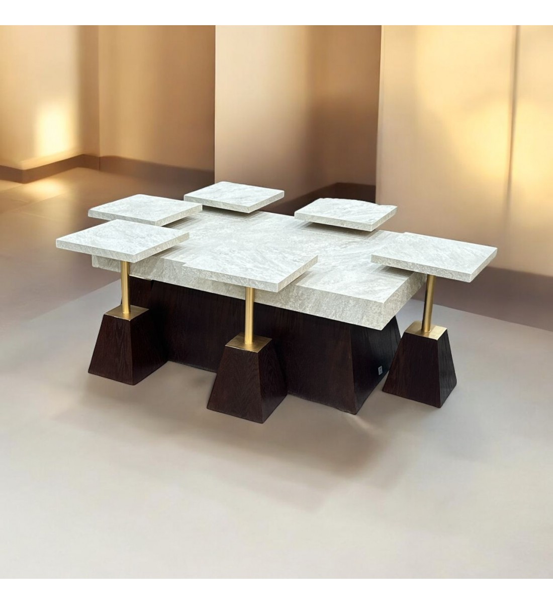 طقم طاولة خدمة بديل الرخام رخام سطح 7 قطعة طقم طاولة خدمة بديل الرخام رخام سطح 7 قطعة