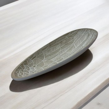 صحن تقديم سيراميك 49×17×6سم 