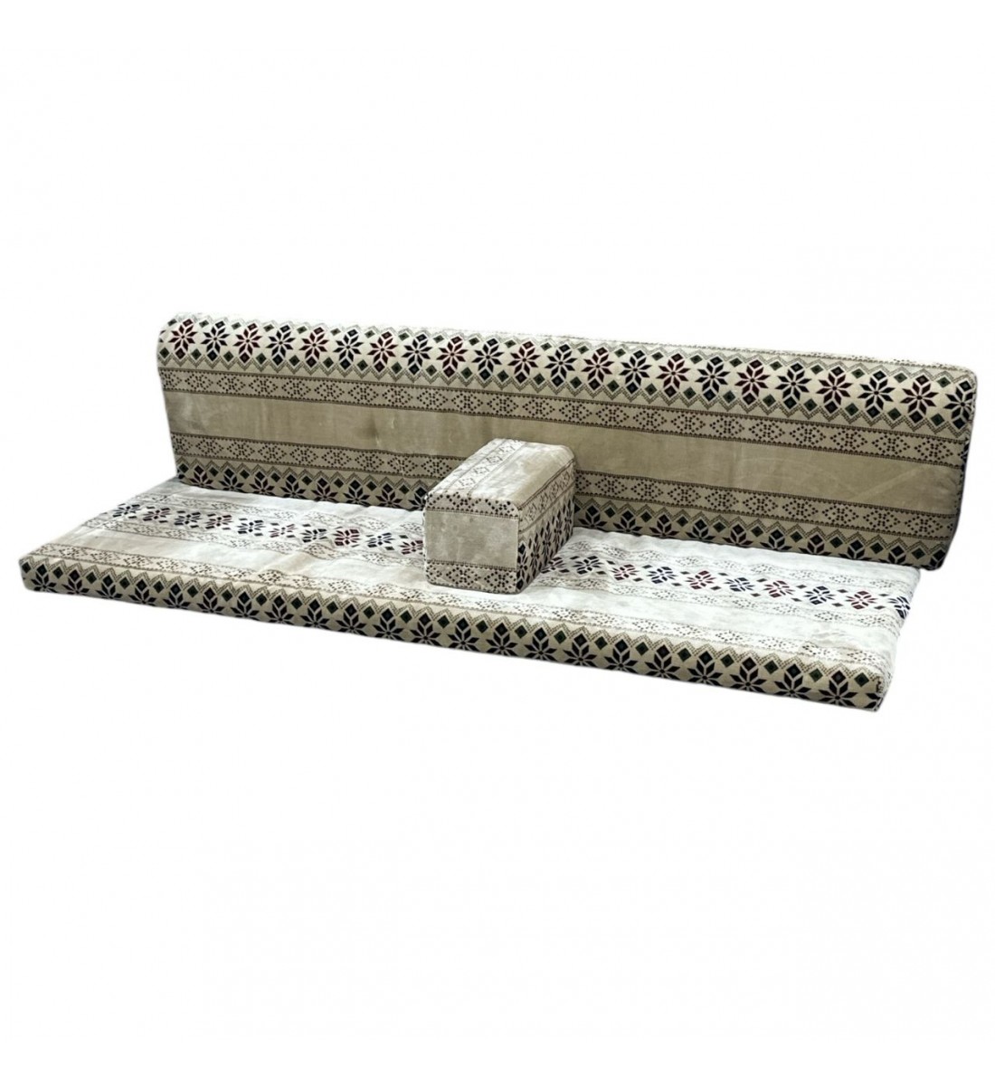 طقم جلسة ارضية خارجية 3قطع متعدد الالوان طقم جلسة ارضية خارجية 3قطع متعدد الالوان