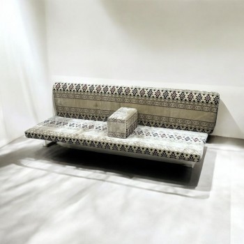 طقم جلسة ارضية خارجية 3قطع متعدد الالوان