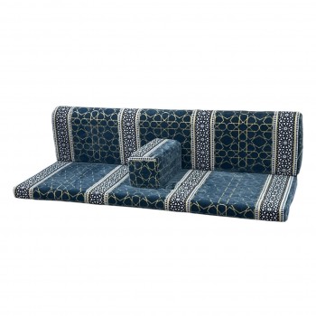 طقم جلسة ارضية خارجية 3قطع متعدد الالوان