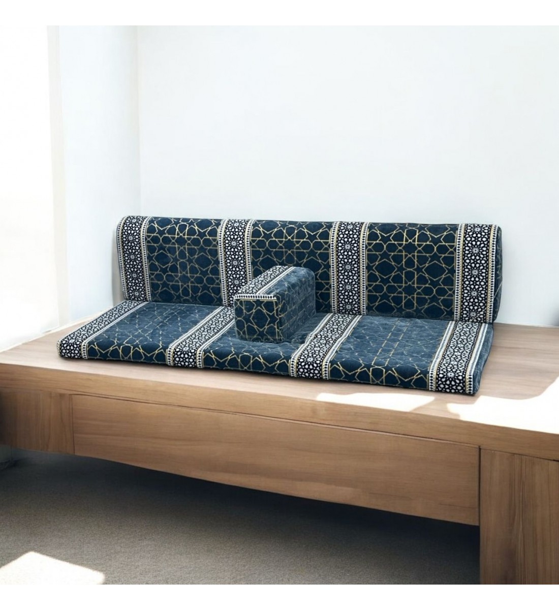 طقم جلسة ارضية خارجية 3قطع متعدد الالوان طقم جلسة ارضية خارجية 3قطع متعدد الالوان