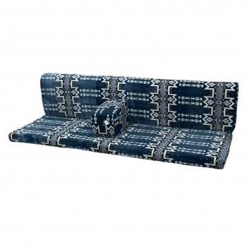 طقم جلسة ارضية خارجية 3قطع متعدد الالوان