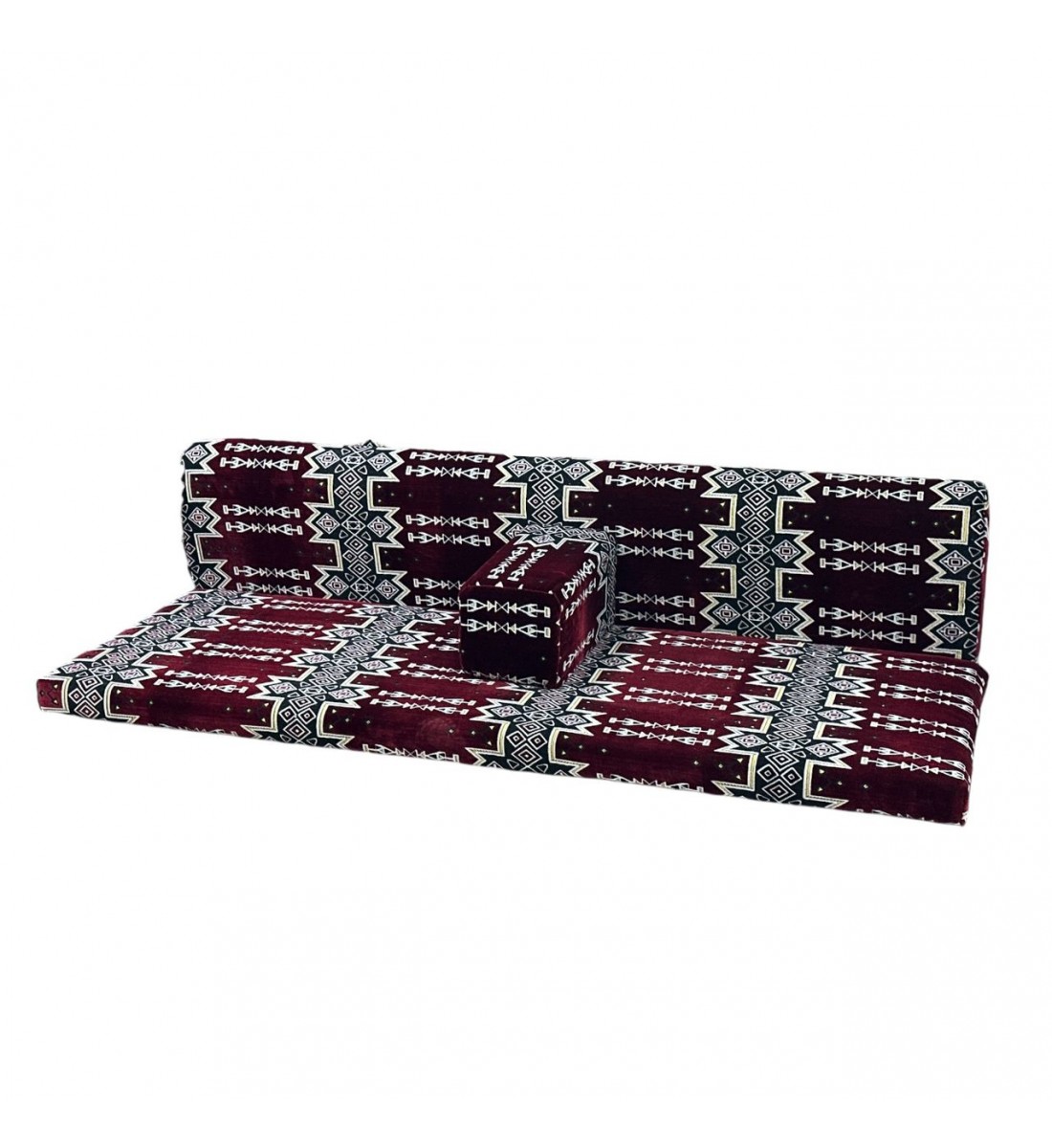 طقم جلسة ارضية خارجية 3قطع متعدد الالوان طقم جلسة ارضية خارجية 3قطع متعدد الالوان