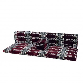 طقم جلسة ارضية خارجية 3قطع متعدد الالوان