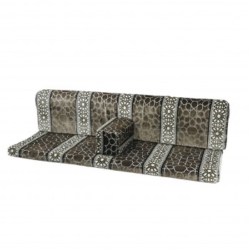 طقم جلسة ارضية خارجية 3قطع متعدد الالوان