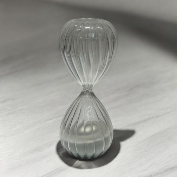 ساعه رملية زجاج  12دقيقه تقريبا16×5×5سم 