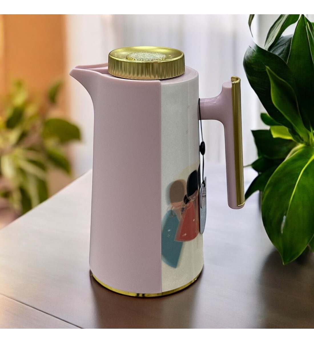 يولو ترمس شاي وقهوة سعة 1 لتر سوليتا لون وردي ذهبي يولو ترمس شاي وقهوة سعة 1 لتر سوليتا لون وردي ذهبي