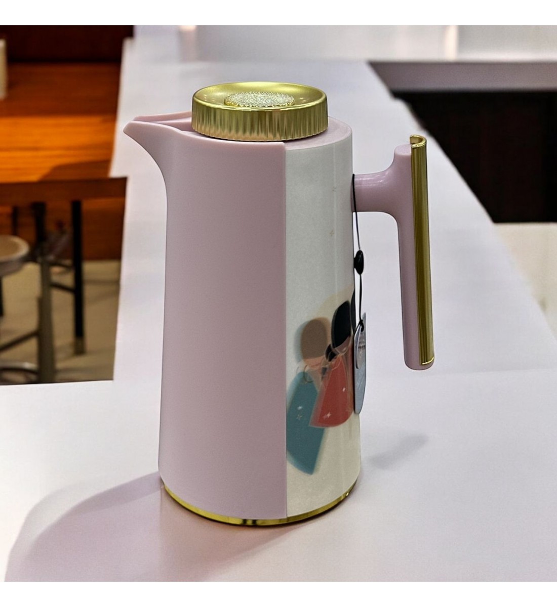 يولو ترمس شاي وقهوة سعة 1 لتر سوليتا لون وردي ذهبي يولو ترمس شاي وقهوة سعة 1 لتر سوليتا لون وردي ذهبي