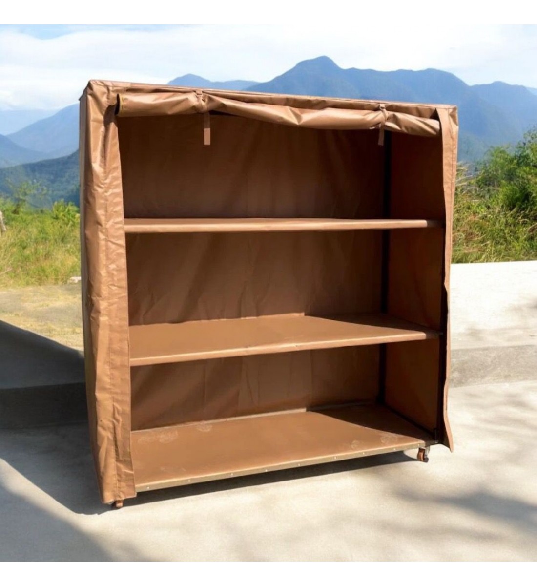 Large mobile storage cabinet 2 x 2 x 70 cm