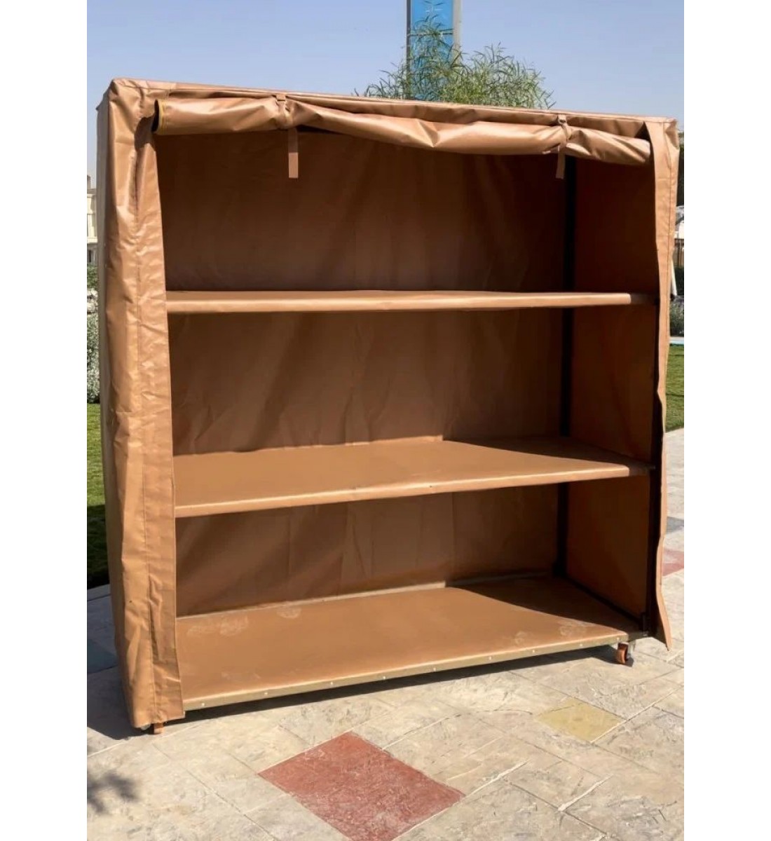 Large mobile storage cabinet 2 x 2 x 70 cm