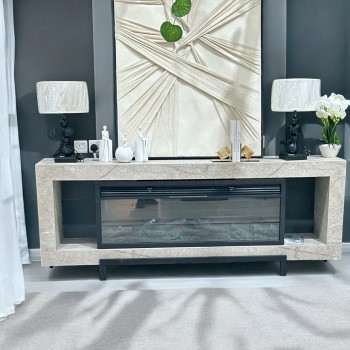 دفاية شكل بلازما كهربائية ذات تصميم انيق وحديث 200×76×34سم 