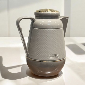  ترمس شاي وقهوة  كروس سعه 0.5لتر الزمرد ذهبي علي كستنائي