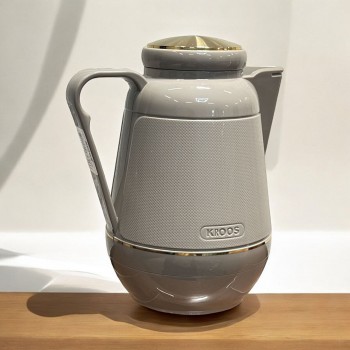  ترمس شاي وقهوة  كروس سعه 0.5لتر الزمرد ذهبي علي كستنائي