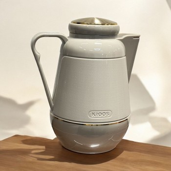  ترمس شاي وقهوة  كروس سعه 0.5لتر الزمرد ذهبي علي لحمي فاتح 