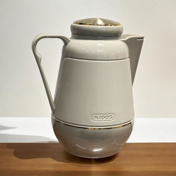  ترمس شاي وقهوة  كروس سعه 0.5لتر الزمرد ذهبي علي لحمي فاتح 