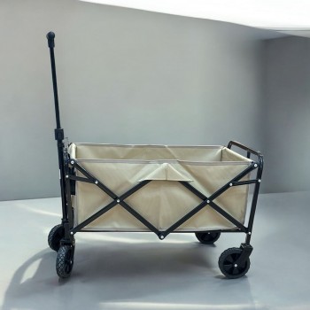 عربة مناسبة للتزه والحدائق قابلة للطي لون بيج