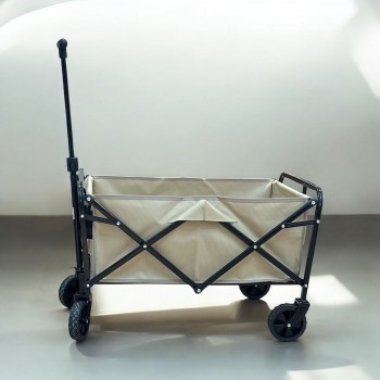 عربة مناسبة للتزه والحدائق قابلة للطي لون بيج