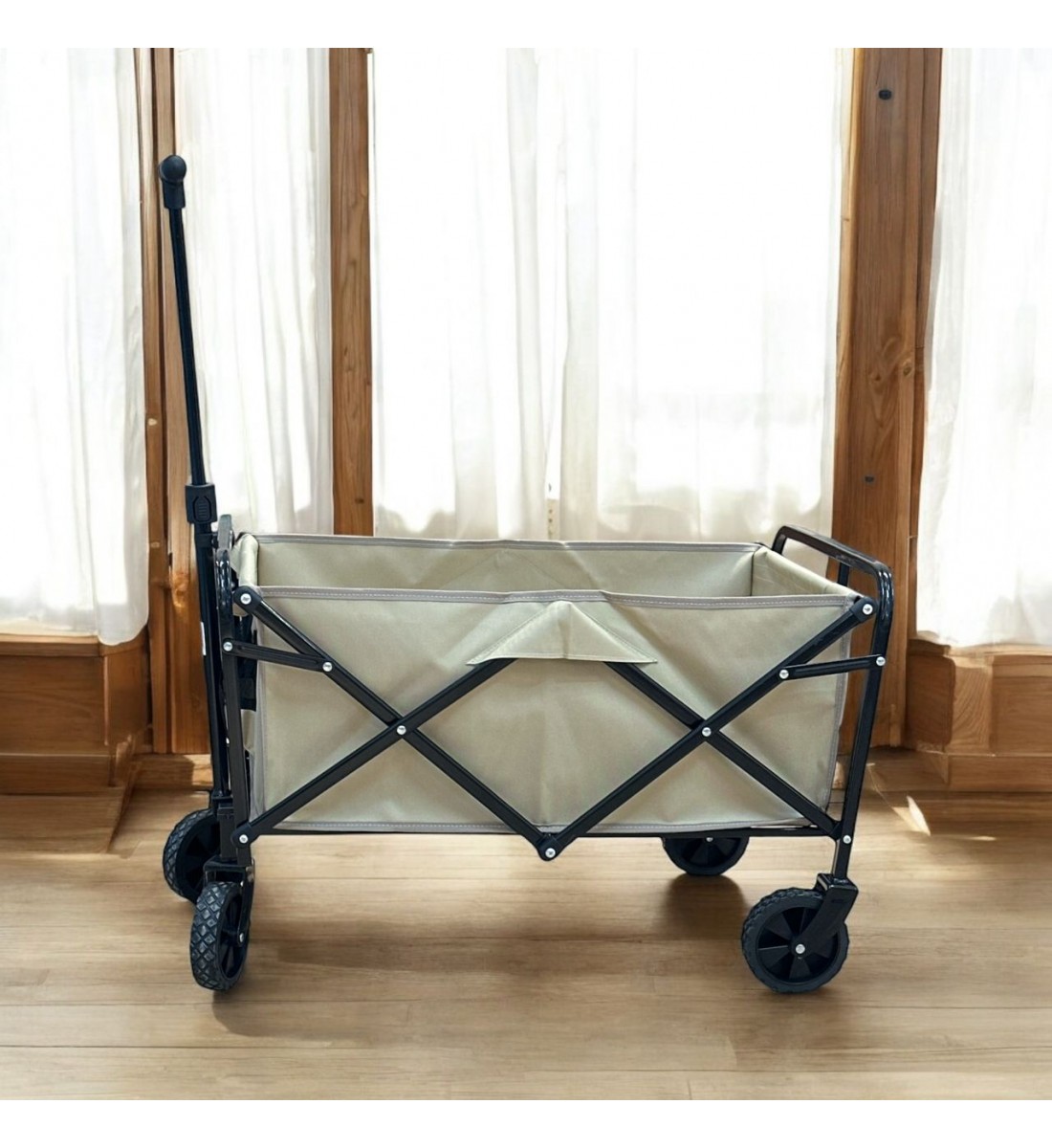 عربة مناسبة للتزه والحدائق قابلة للطي لون بيج عربة مناسبة للتزه والحدائق قابلة للطي لون بيج