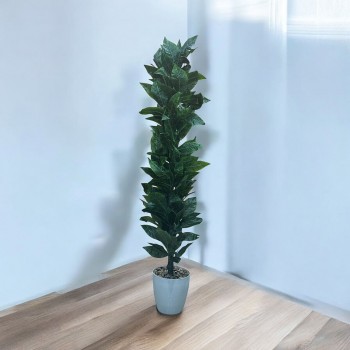 شجر تزيين صناعي مع مركن  ابيض 180سم