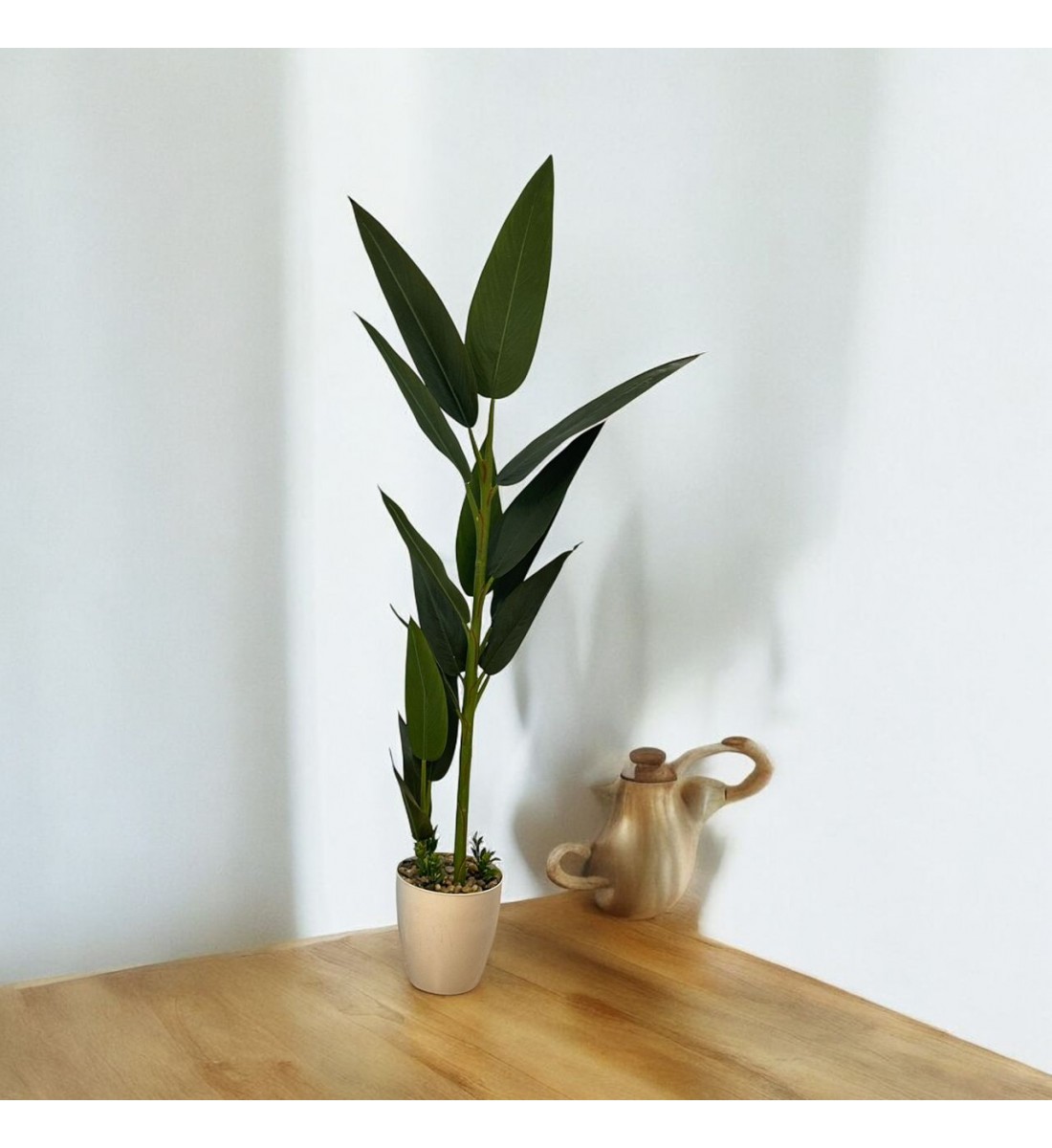 شجر صناعي موز بمركن بلاستسك ابيض ارتفاع165 سم شجر صناعي موز بمركن بلاستسك ابيض ارتفاع165 سم