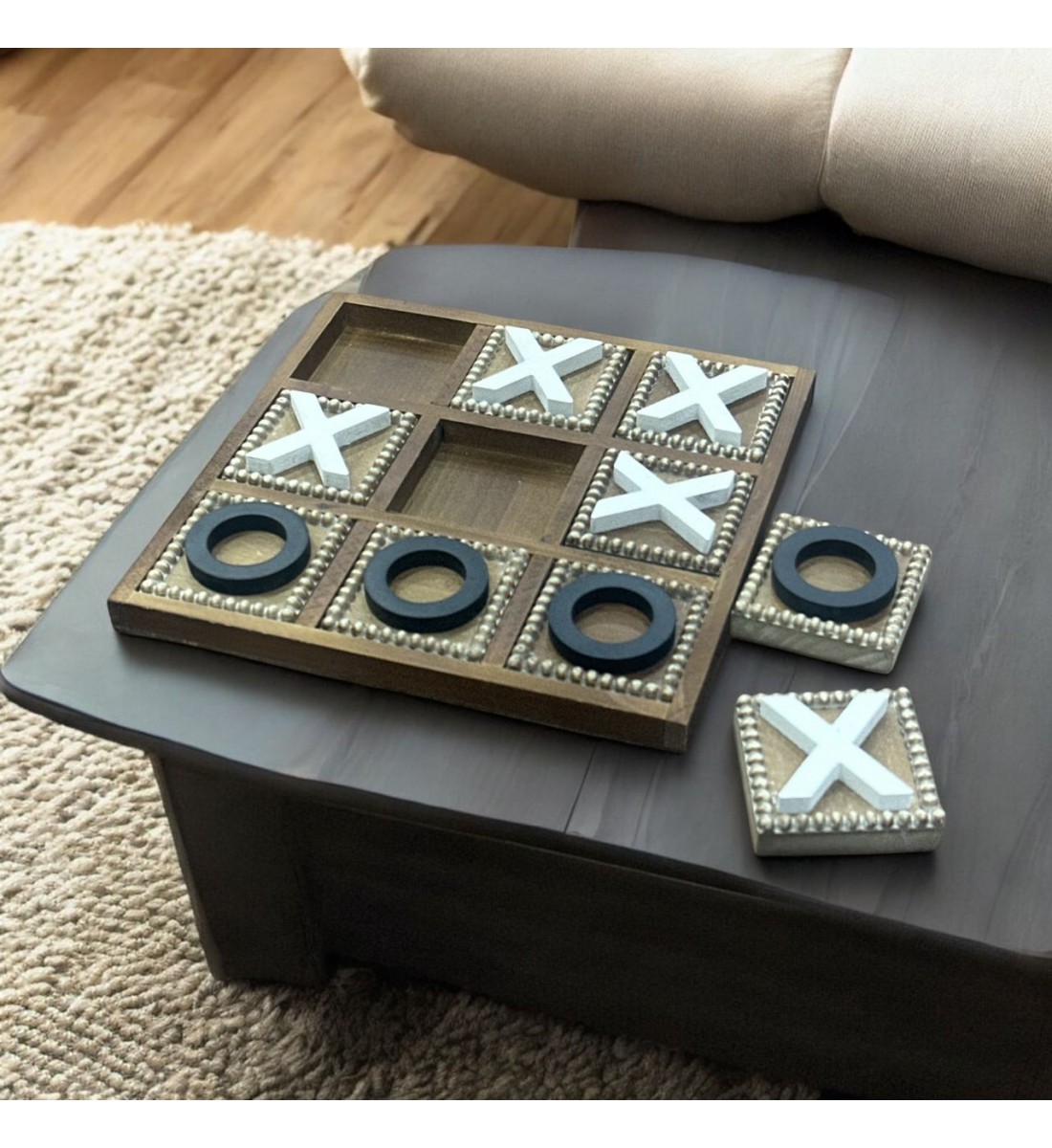 لعبه اكس او خشب 34×34سم 