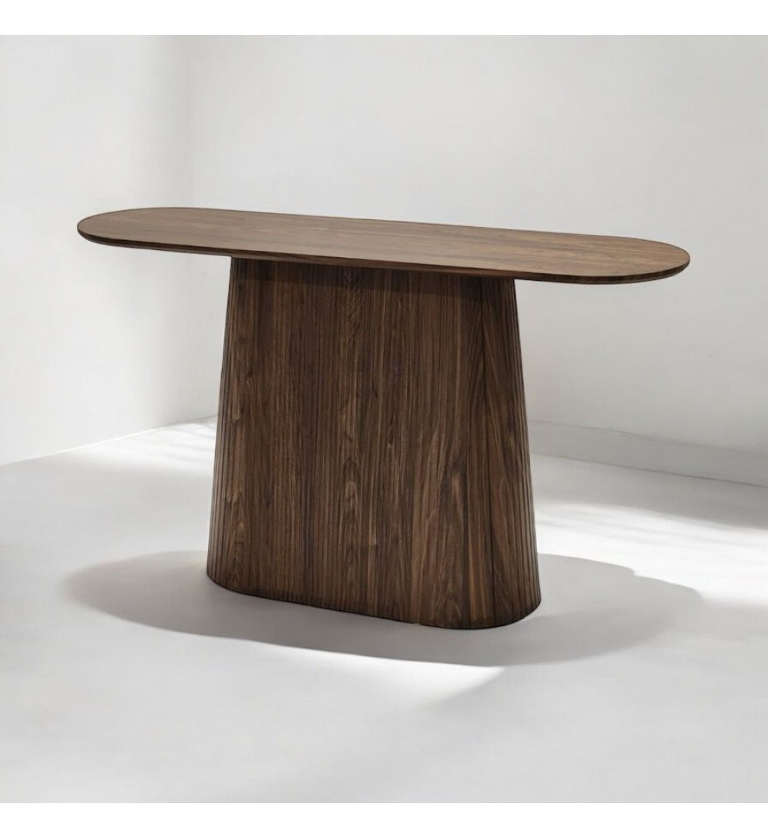 طاولة مدخل خشب بني 140×40×80 سم طاولة مدخل خشب بني 140×40×80 سم